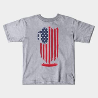 Curling Flag Kids T-Shirt